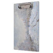 Schnee in Argenteuil (von Claude Monet) Klemmbrett (Links)
