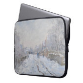 Schnee in Argenteuil (von Claude Monet) Laptopschutzhülle (Vorderseite Links)