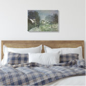 Schnee in Argenteuil von Claude Monet Leinwanddruck (Insitu (Schlafzimmer))