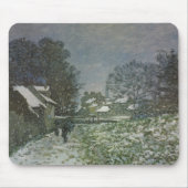 Schnee in Argenteuil von Claude Monet Mousepad (Vorne)