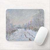 Schnee in Argenteuil (von Claude Monet) Mousepad (Mit Mouse)