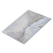 Schnee in Argenteuil (von Claude Monet) Notizblock (angewinkelt)