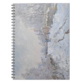 Schnee in Argenteuil (von Claude Monet) Notizblock (Vorderseite)