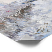 Schnee in Argenteuil von Claude Monet Poster (Ecke)