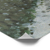 Schnee in Argenteuil von Claude Monet Poster (Ecke)