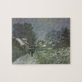 Schnee in Argenteuil von Claude Monet Puzzle (Horizontal)