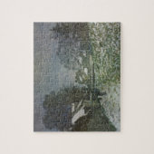 Schnee in Argenteuil von Claude Monet Puzzle (Vertikal)