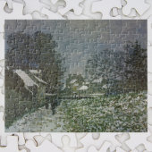 Schnee in Argenteuil von Claude Monet Puzzle