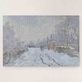 Schnee in Argenteuil (von Claude Monet) Puzzle