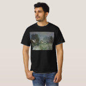 Schnee in Argenteuil von Claude Monet T-Shirt (Vorne ganz)