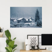 Schnee in Aspen Prints Poster (Heimbüro)