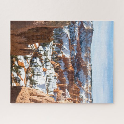 Schnee in Bryce Canyon - 1 Jigsaw Puzzle (Horizontal)