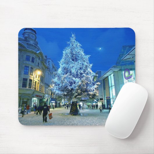 Schnee in Cardiff Mousepad (Mit Mouse)