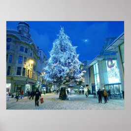 Schnee in Cardiff Poster