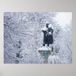 Schnee in Cardiff Poster