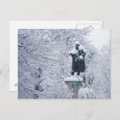 Schnee in Cardiff Postkarte (Vorne/Hinten)