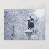 Schnee in Cardiff Postkarte (Vorderseite)