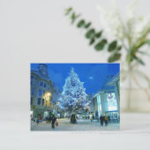 Schnee in Cardiff Postkarte (Stehend Vorderseite)