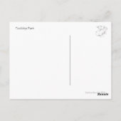 Schnee in Coolidge Postkarte (Rückseite)