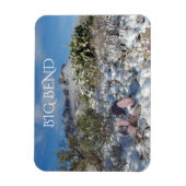 Schnee in den Chisos-Bergen, Big Bend Magnet (Vertikal)