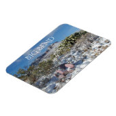 Schnee in den Chisos-Bergen, Big Bend Magnet (Linke Seite)