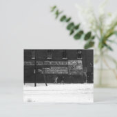 Schnee in der 11. Straße, Philadelphia. Postkarte (Stehend Vorderseite)