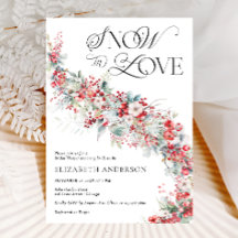 Schnee in der Liebe Berry Foliage Brautparty