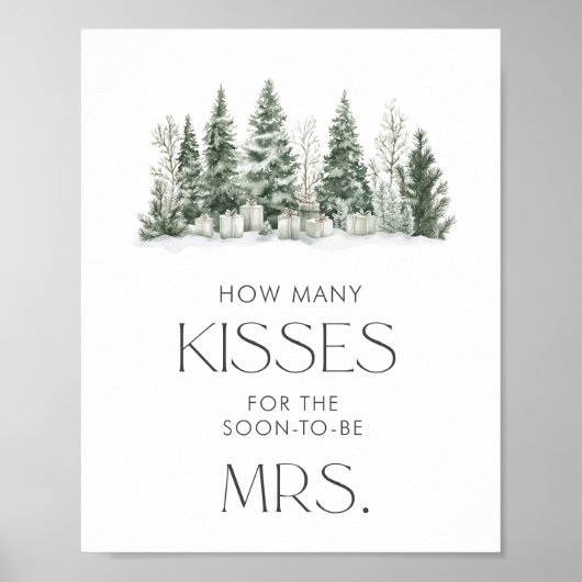 Schnee in der Liebe Brautparty wie viele Küsse Poster (Vorne)