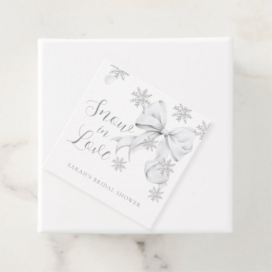 Schnee in der Liebe Geschenkanhänger (Beispiel)