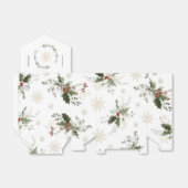 Schnee in der Liebe Golden Snowflakes Brautparty Geschenkschachtel (Ungefaltet)