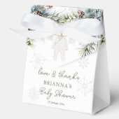 Schnee in der Liebe Schneeflocken Winter Baby Dusc Geschenkschachtel (Vorderseite)