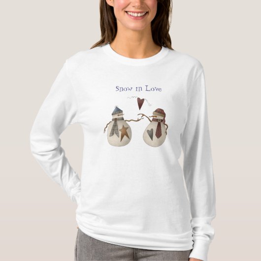 Schnee in der Liebe T-Shirt (Vorderseite)