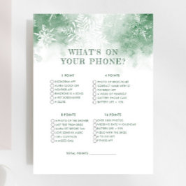 Schnee in der Liebe Was auf Ihrem Handy Brautparty