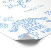 Schnee in der Liebe Whimsikkarten und Geschenke Poster (Ecke)