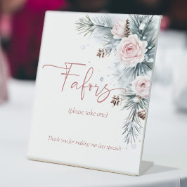 Schnee in der Liebe Winter Brautparty bevorzugt Sc Sockelschild