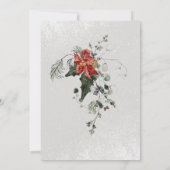 Schnee in der Liebe Winter Brautparty Einladung (Rückseite)