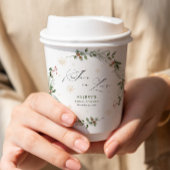 Schnee in der Liebe Winter Brautparty Pappbecher