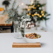 Schnee in der Liebe Winter Junggeselinnen-Abschied Acrylschild