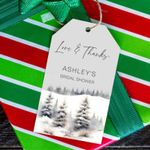 Schnee in der Liebe Winter Kiefern Brautparty Gefa