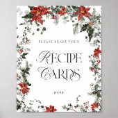 Schnee in der Liebe Winter Verlasst hier Ihre Reze Poster (Vorne)