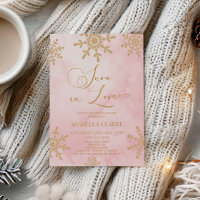 Schnee in der Liebe Winter Wunderland Brautparty