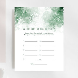 Schnee in der Liebe, wo wir Brautparty spielen