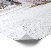 Schnee in der Roten Scheune Poster (Ecke)