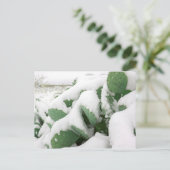 Schnee in der Wüste Postkarte (Stehend Vorderseite)