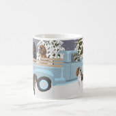 Schnee in einem Lastwagen Kaffeetasse (Mittel)