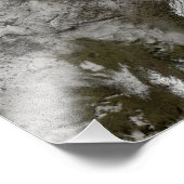 Schnee in Europa Fotodruck (Ecke)