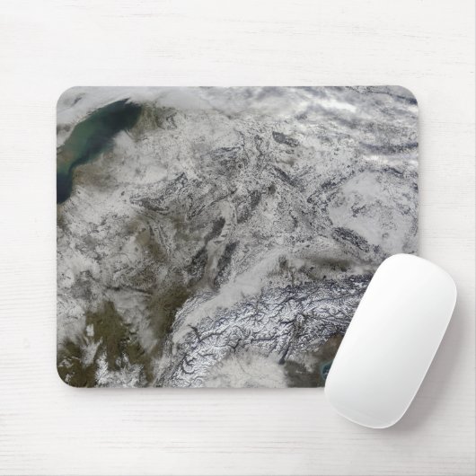 Schnee in Europa Mousepad (Mit Mouse)