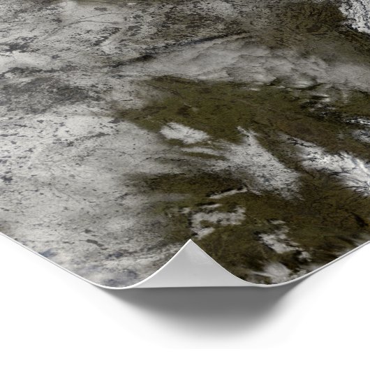 Schnee in Europa Poster (Ecke)