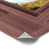 Schnee in Grand Canyon 6 Pane Open Window Poster (Ecke)