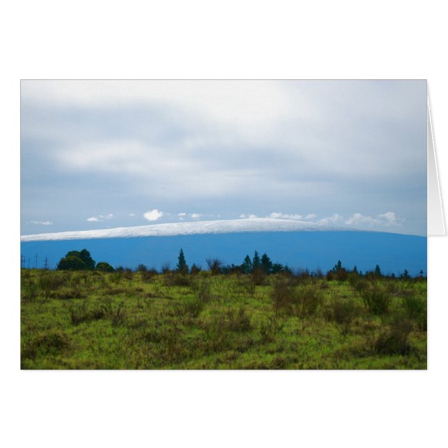Schnee in Hawaii - Mauna Loa (Vorderseite (Horizontal))